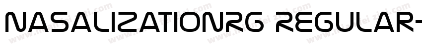 nasalizationRg Regular字体转换